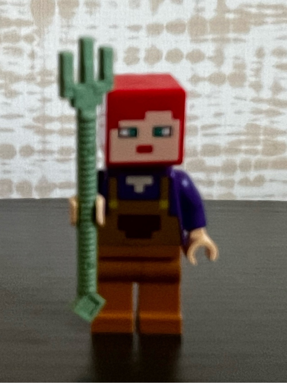 LEGO Minecraft Farmhand Minifigure min099 + Trident